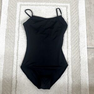 Black Spaghetti Strap Leotard by Bloch